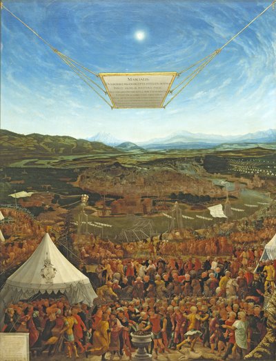 Mucius Scaevola before King Porsena by Abraham Schöpfer